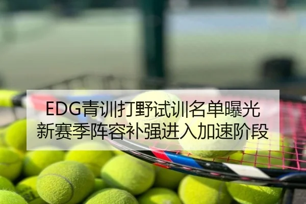 EDG青训打野试训名单曝光 新赛季阵容补强进入加速阶段